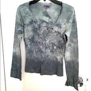 Rare vintage Velvet boho tie-dye tee